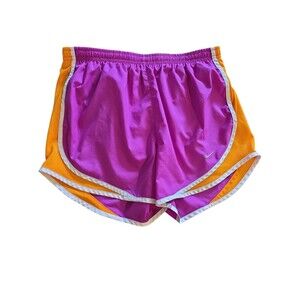 NIKE Dri-Fit Women's Running Shorts Size Small Pink Orange Athletic Gym Workout
